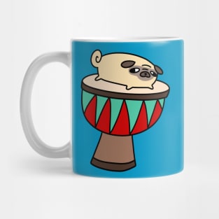 Little Pug and Djembe Mug